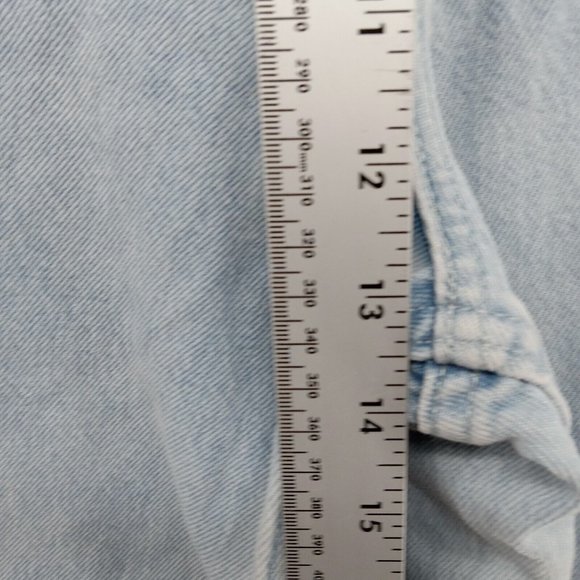 Levis Silvertab Jeans Mens 38x30 Blue Light Wash Distressed Loose Baggy Denim - Picture 7 of 13